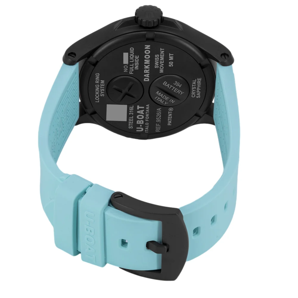 U-Boat 9526/A Darkmoon 44 mm Aquamarine Curved Dial Quartz - Image 5
