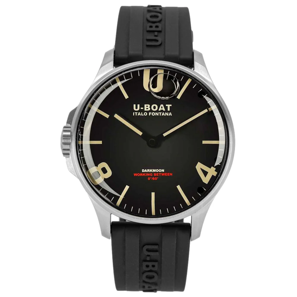 U-boat Men's 8463/B Darkmoon 44mm Black Dial Quartz - Image 3