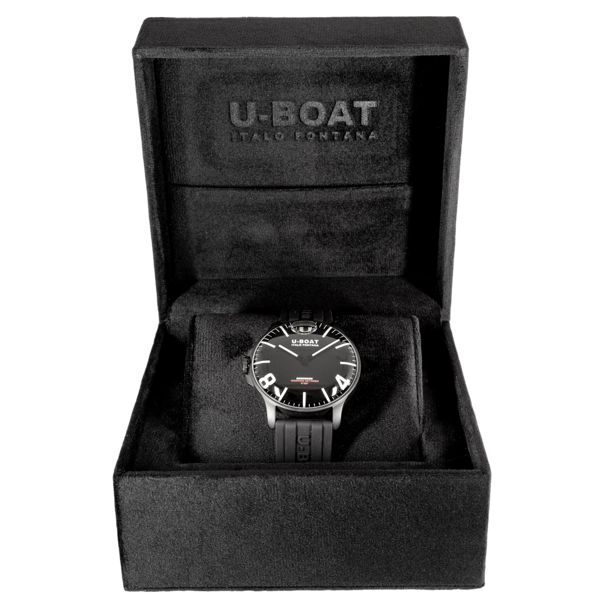 U-boat Men's 8464/D Darkmoon Black Dial Quartz - Image 4