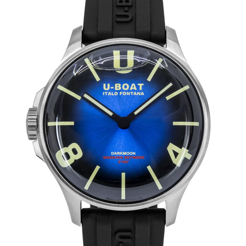 U-Boat Men's 8704/D Darkmoon 44MM Blue SS SOLEIL - Image 3