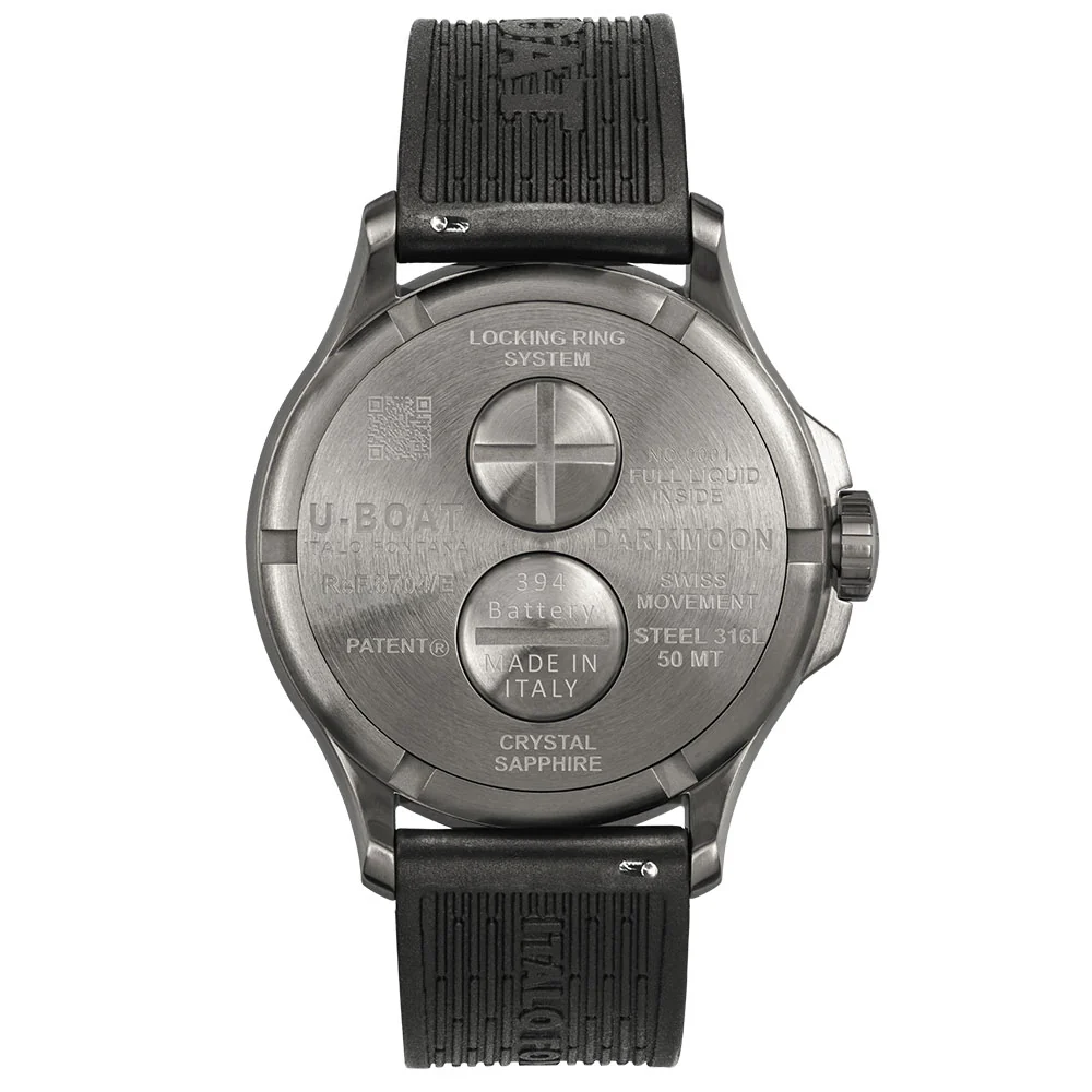 U-Boat Men's 8704/E Darkmoon Blue SS Soleil 46.5mm Quartz - Image 2
