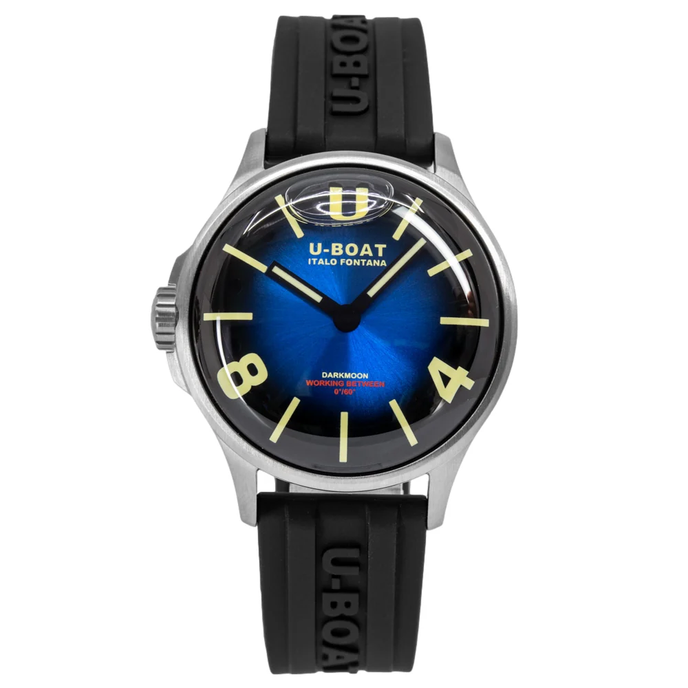 U-Boat Men's 9021/C Darkmoon Blue SS Soleil Quartz - Image 2