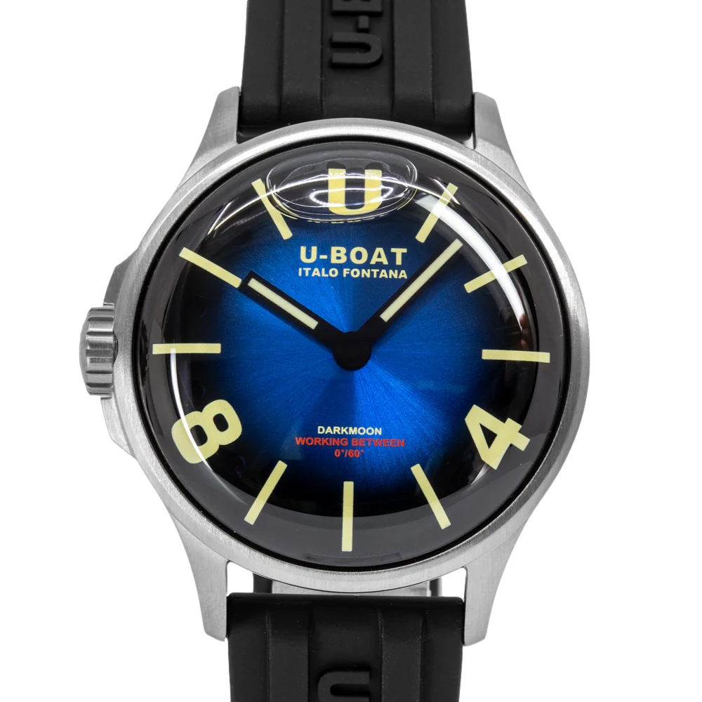 U-Boat Men's 9021/C Darkmoon Blue SS Soleil Quartz - Image 3