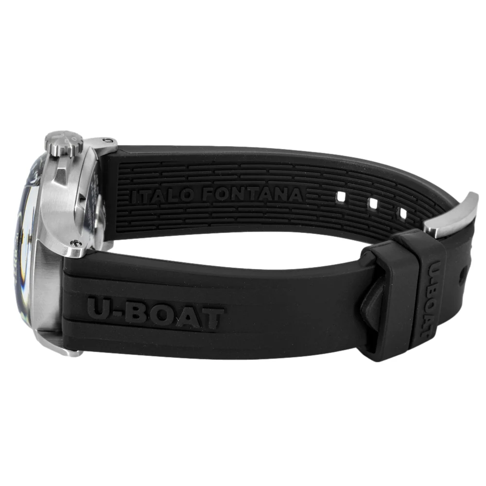U-Boat Men's 9021/C Darkmoon Blue SS Soleil Quartz - Image 4