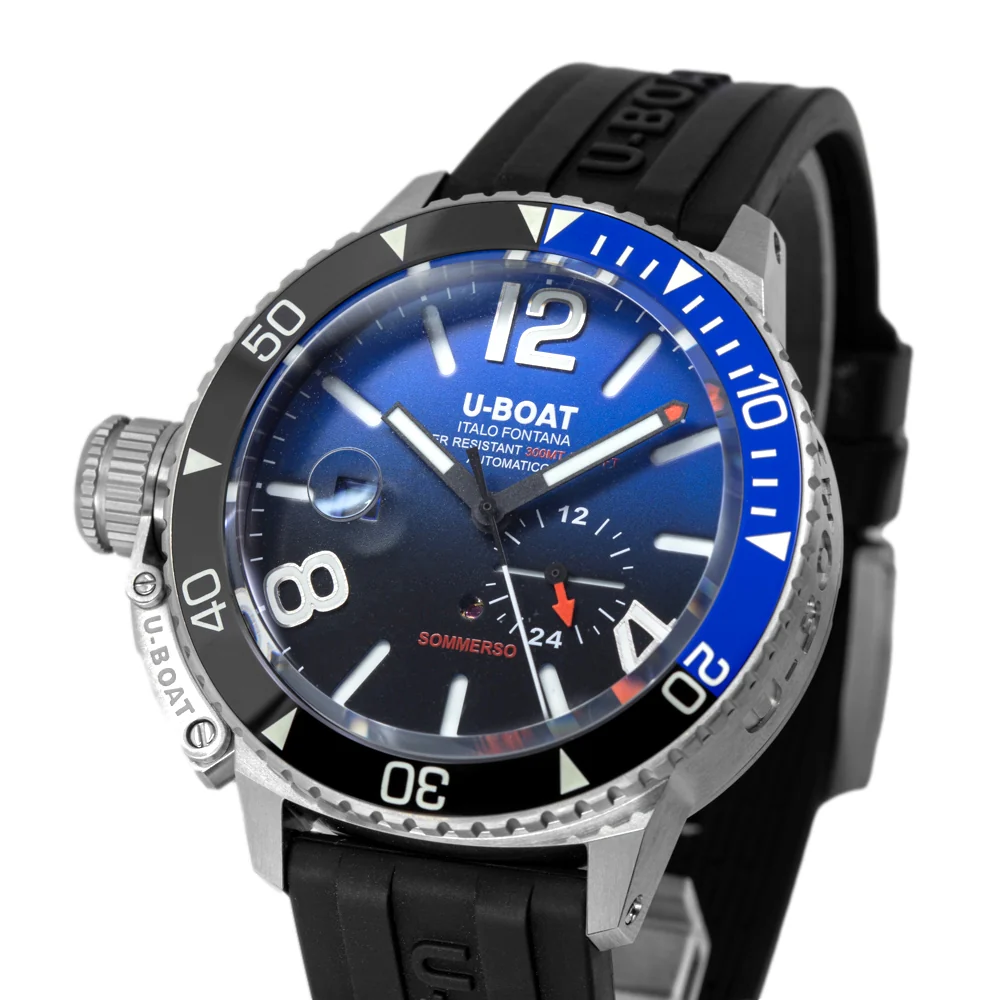 U-Boat Men's 9519 Sommerso Blue Fade Dial Automatic - Image 10