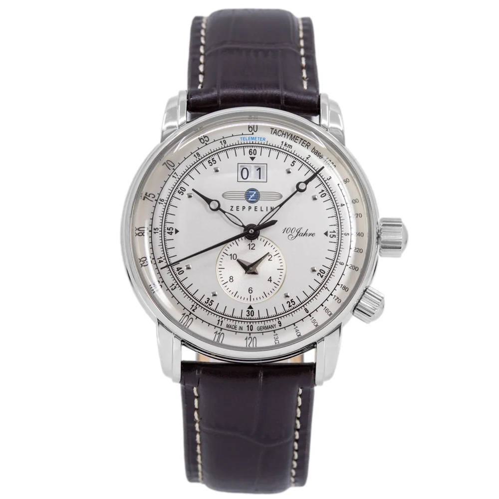 Zeppelin Men's 7640-1 100 Years Zeppelin Dual Time Quartz - Image 3