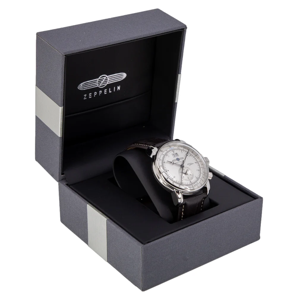 Zeppelin Men's 7640-1 100 Years Zeppelin Dual Time Quartz - Image 9