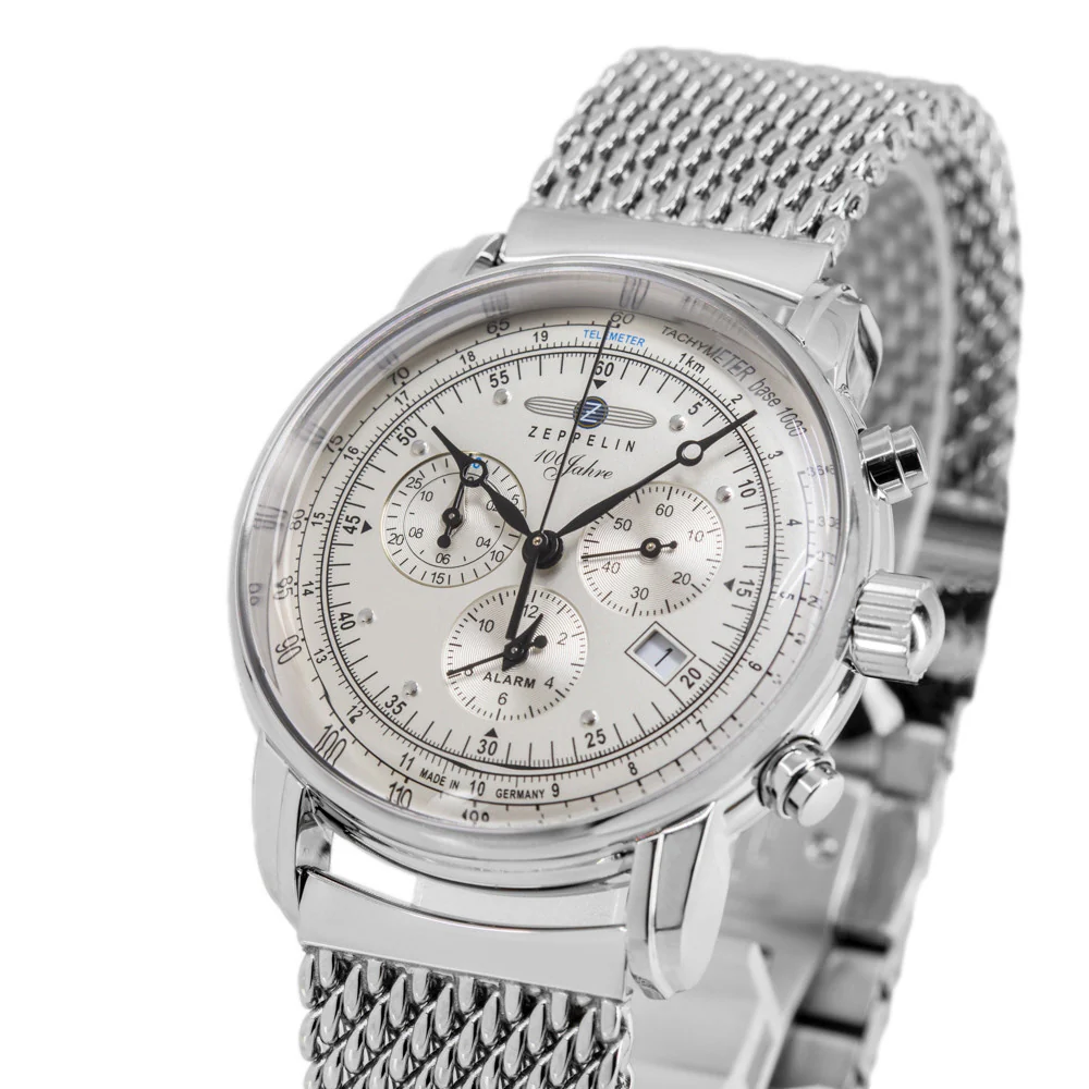 Zeppelin Men's 7680M1 100 Years of Zeppelin 42mm Quartz - Image 10