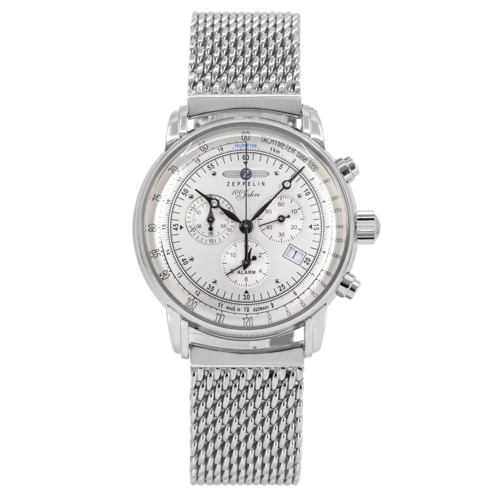 Zeppelin Men's 7680M1 100 Years of Zeppelin 42mm Quartz - Image 2