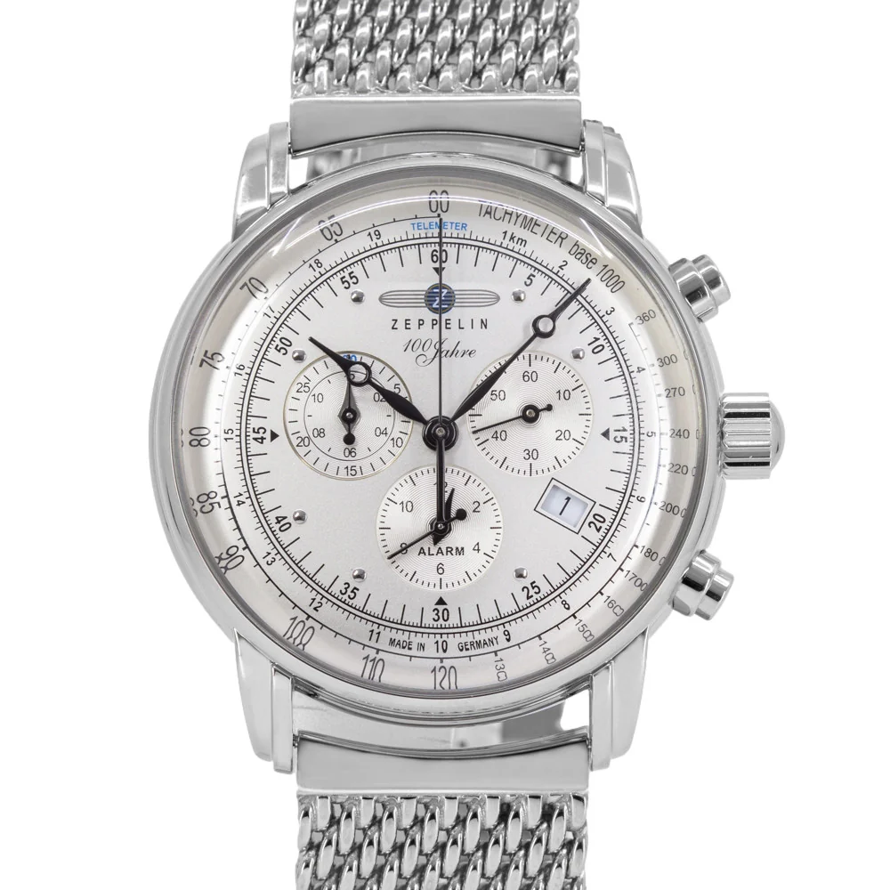 Zeppelin Men's 7680M1 100 Years of Zeppelin 42mm Quartz - Image 3