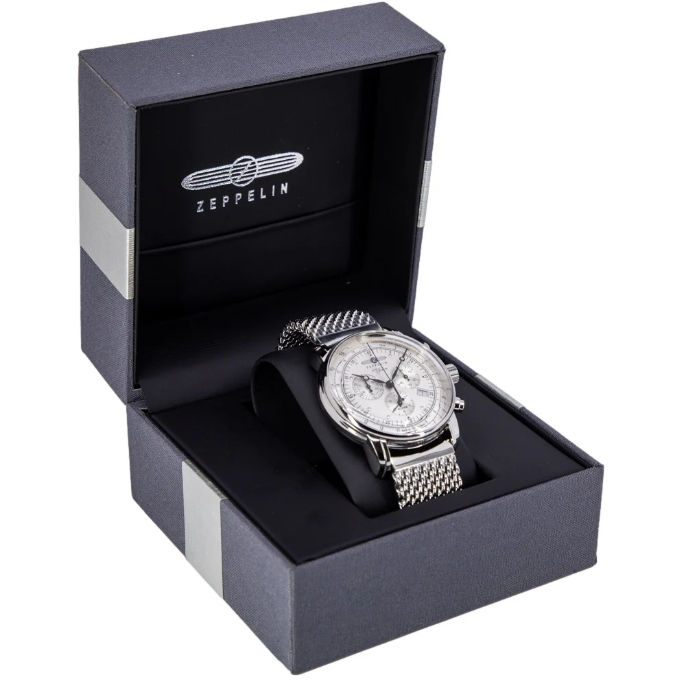 Zeppelin Men's 7680M1 100 Years of Zeppelin 42mm Quartz - Image 8