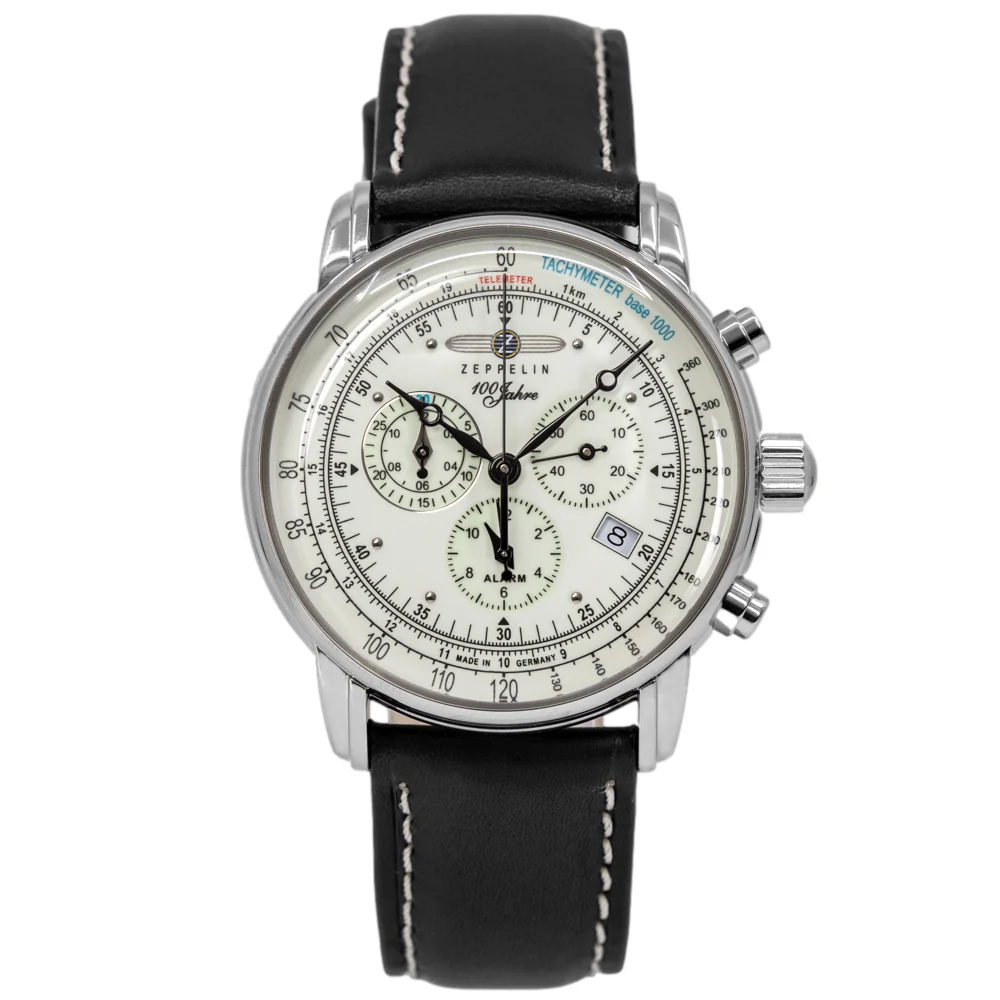 Zeppelin Men's 8680-3 100 Years Zeppelin Quartz Chronograph - Image 3